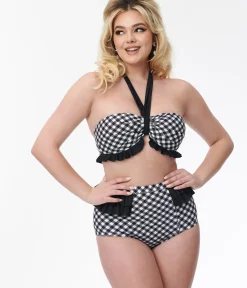 Unique Vintage Swim Tops|Two Piece Swim><noscript><img width=