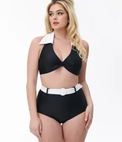 Unique Vintage Swim Tops|Two Piece Swim><noscript><img width=