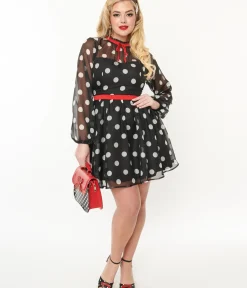 Unique Vintage Fit & Flare|Everyday Dresses><noscript><img width=