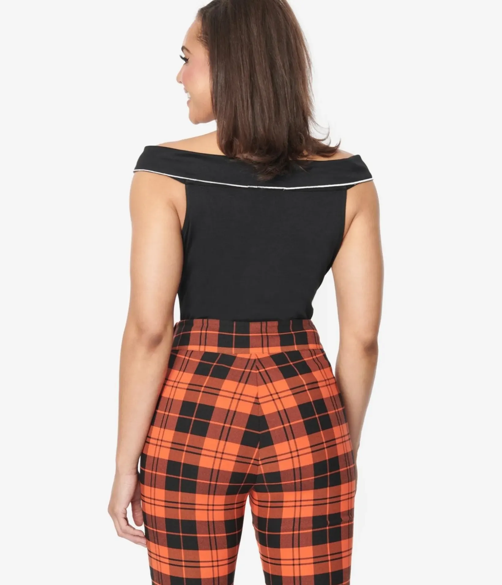 Unique Vintage All Things Black|Halloween>Black & White Web Off the Shoulder Top