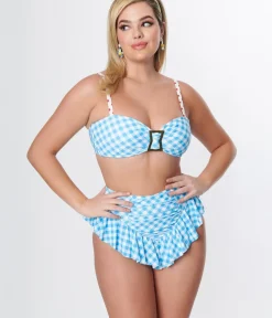 Unique Vintage Swim Tops|Two Piece Swim><noscript><img width=