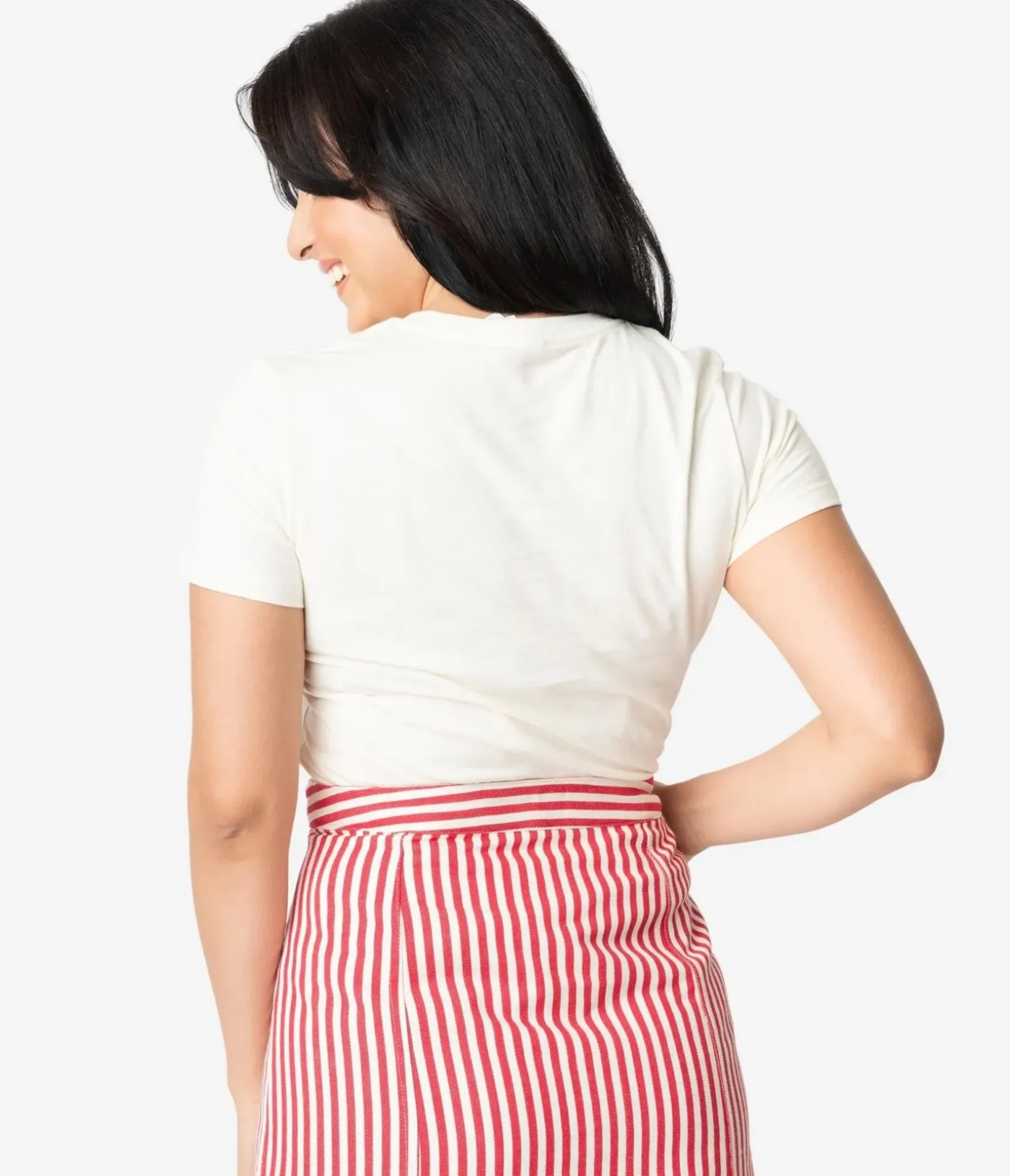 Unique Vintage Graphic Tees|Graphic Tees>Cream Chin Up Tits Out Womens Tee