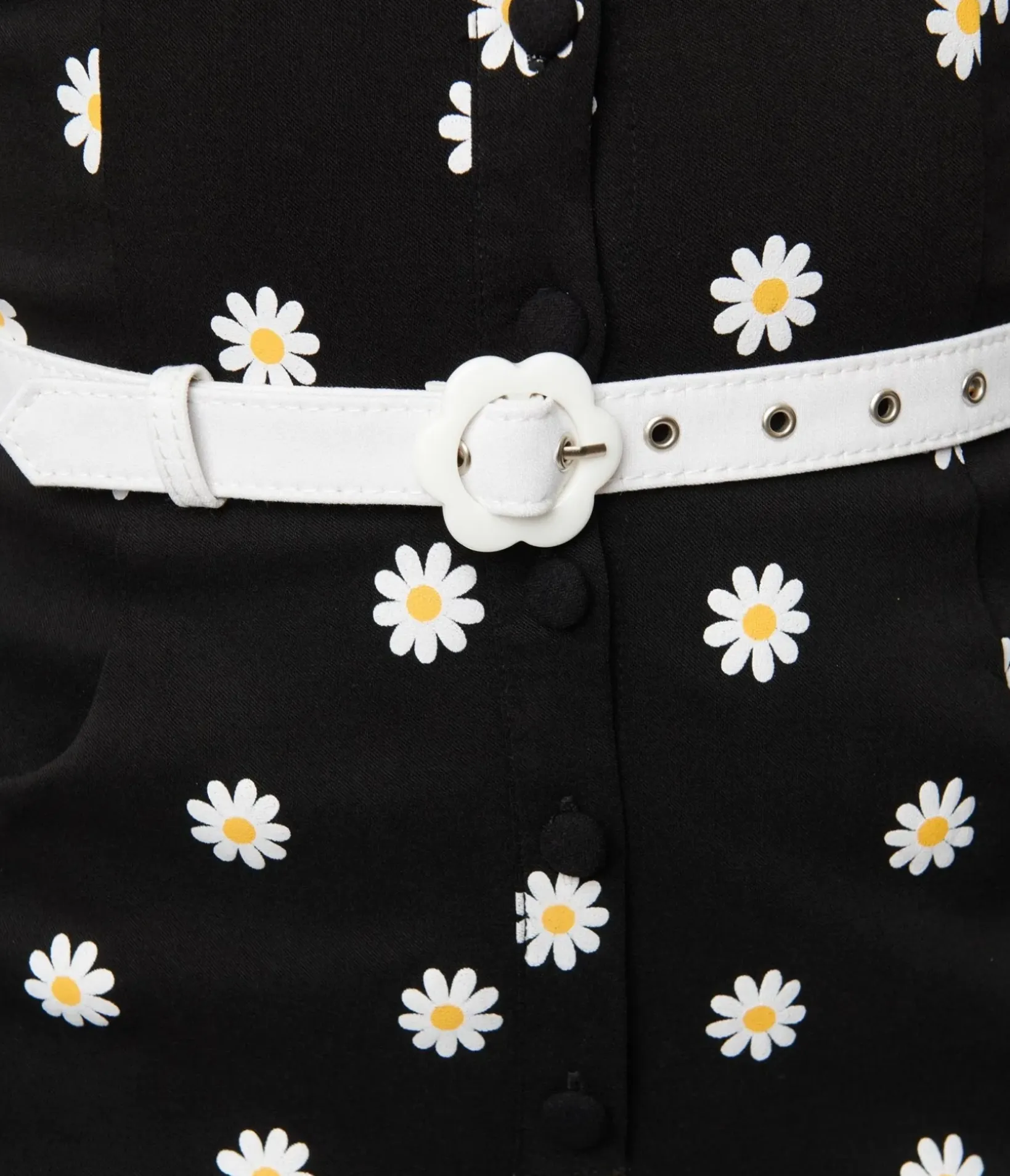 Unique Vintage Rompers & Jumpsuits|All Things Black>Daisy Print Patsy Romper