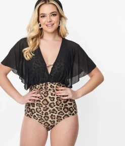 Unique Vintage One Piece Swim><noscript><img width=