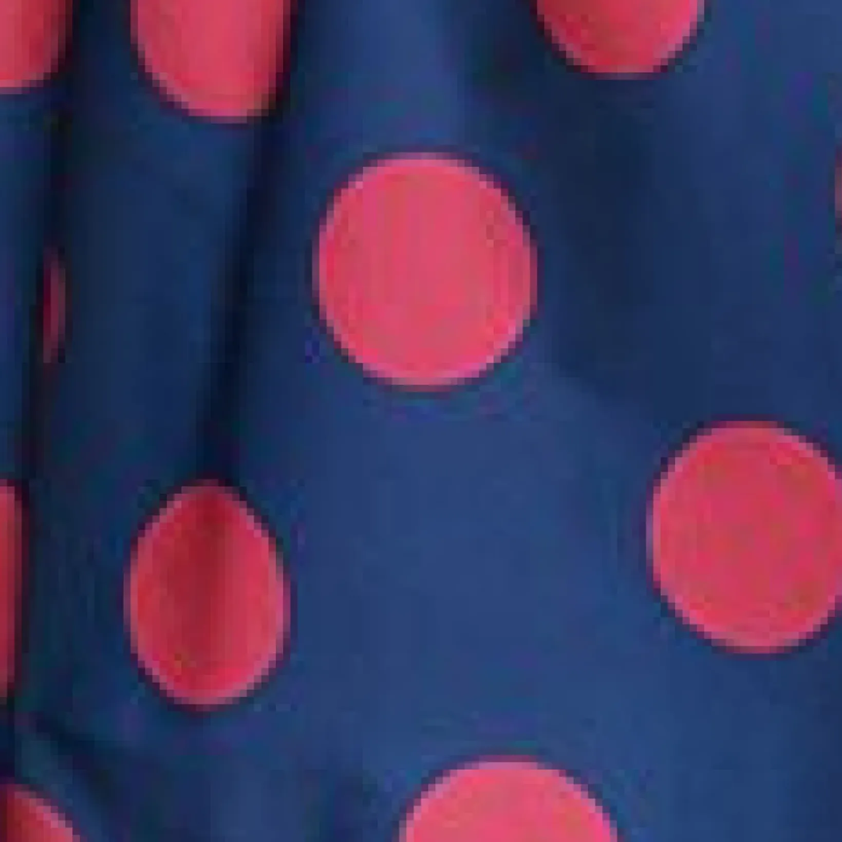 Unique Vintage Skirts|Skirts>Navy & Berry Polka Dot Gellar Swing Skirt