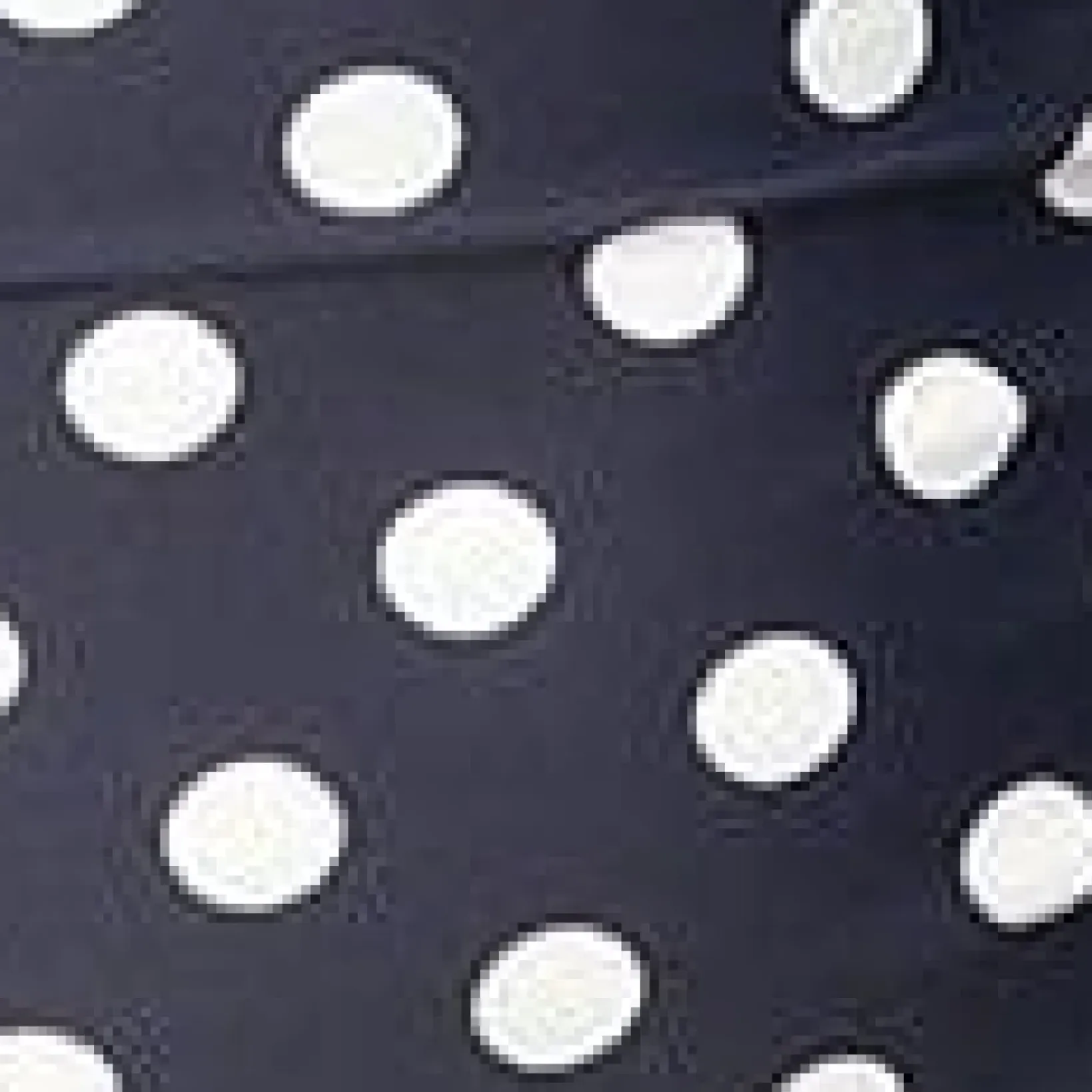 Unique Vintage One Piece Swim>Navy & White Polka Dot Corinne Halter Sheath Swimsuit