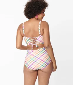 Unique Vintage Swim Bottoms|Two Piece Swim><noscript><img width=