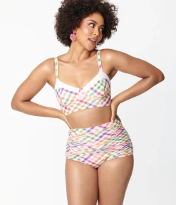Unique Vintage Swim Bottoms|Two Piece Swim><noscript><img width=