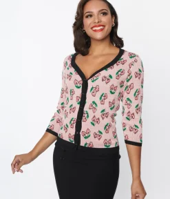 Unique Vintage Sweaters & Cardigans|All Things Pink><noscript><img width=