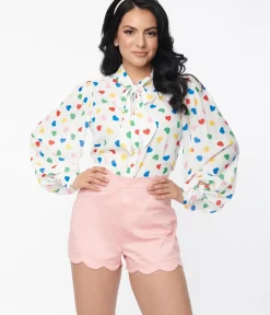 Unique Vintage Shorts|All Things Pink><noscript><img width=
