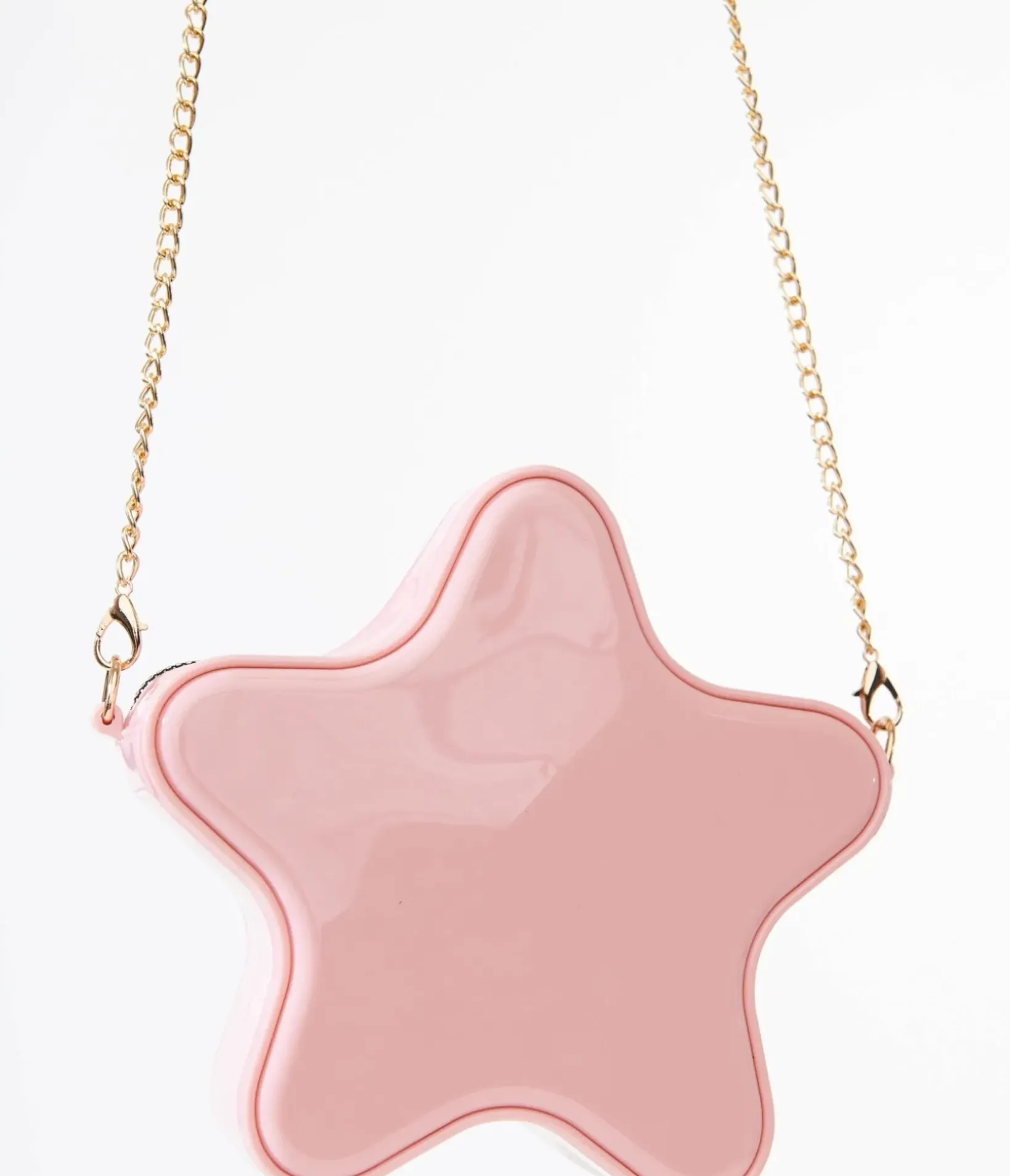 Unique Vintage Taylor Swift Inspired|All Things Pink>Pink Star Patent Leatherette Crossbody Bag