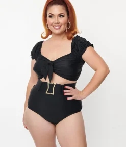 Unique Vintage Swim Tops|Two Piece Swim><noscript><img width=