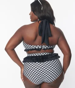 Unique Vintage Two Piece Swim|Swim Bottoms><noscript><img width=