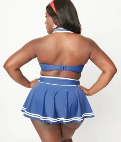 Unique Vintage Two Piece Swim|Swim Tops><noscript><img width=