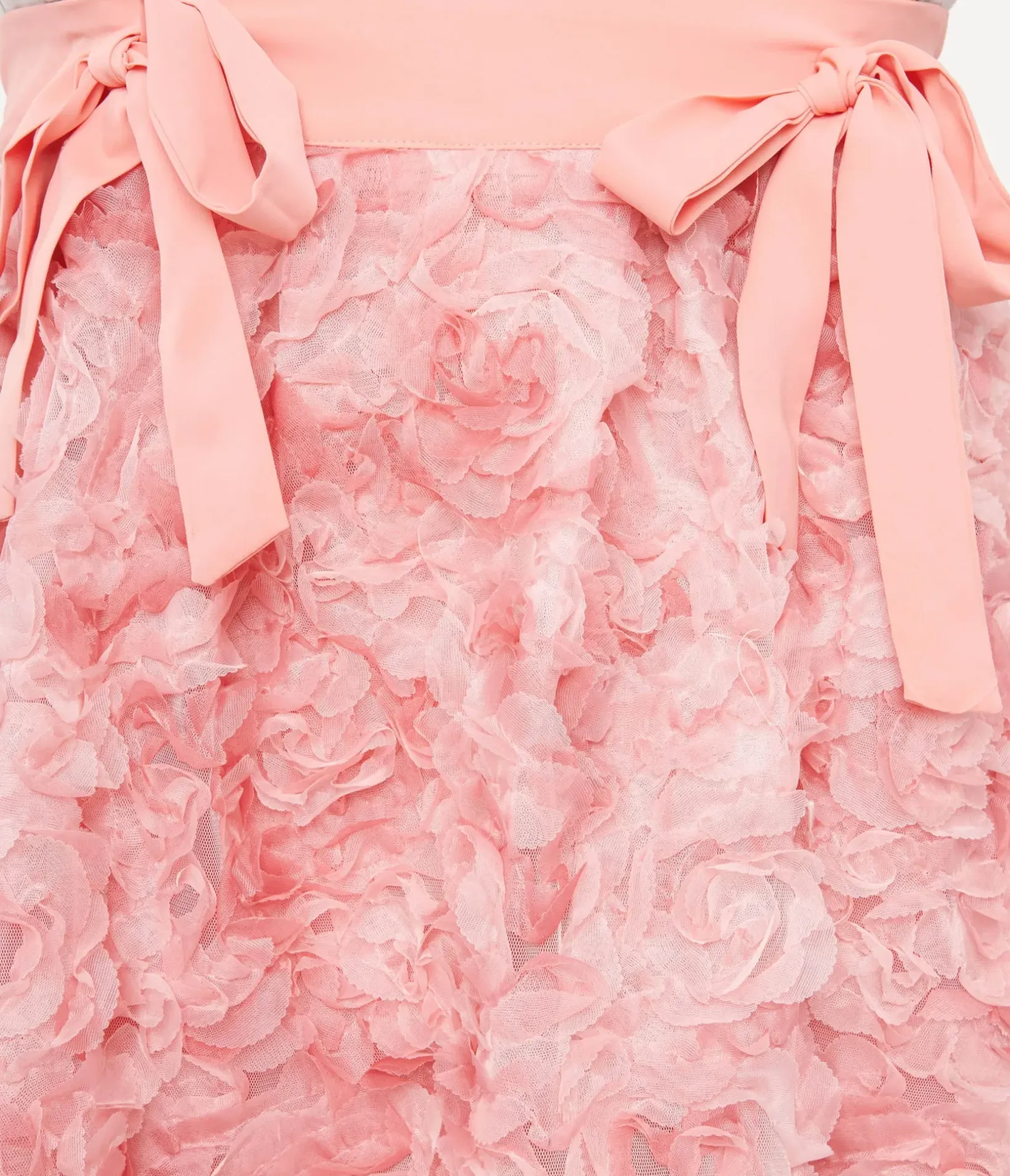 Unique Vintage Skirts|Skirts>Plus Size Pink Rosette Suspender Ballerina Skirt