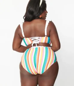 Unique Vintage Swim Bottoms|Plus Size Swim><noscript><img width=