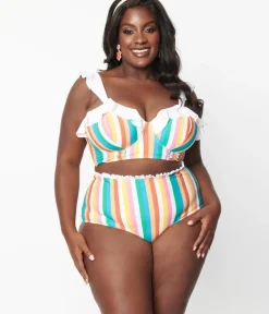 Unique Vintage Swim Bottoms|Plus Size Swim><noscript><img width=