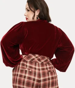 Unique Vintage Blouses|Blouses>Plus Size 1930s Black & Gold Stars Oversized Collar Blouse