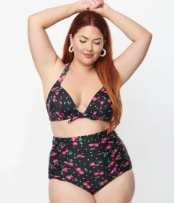 Unique Vintage Swim Bottoms|All Things Pink><noscript><img width=