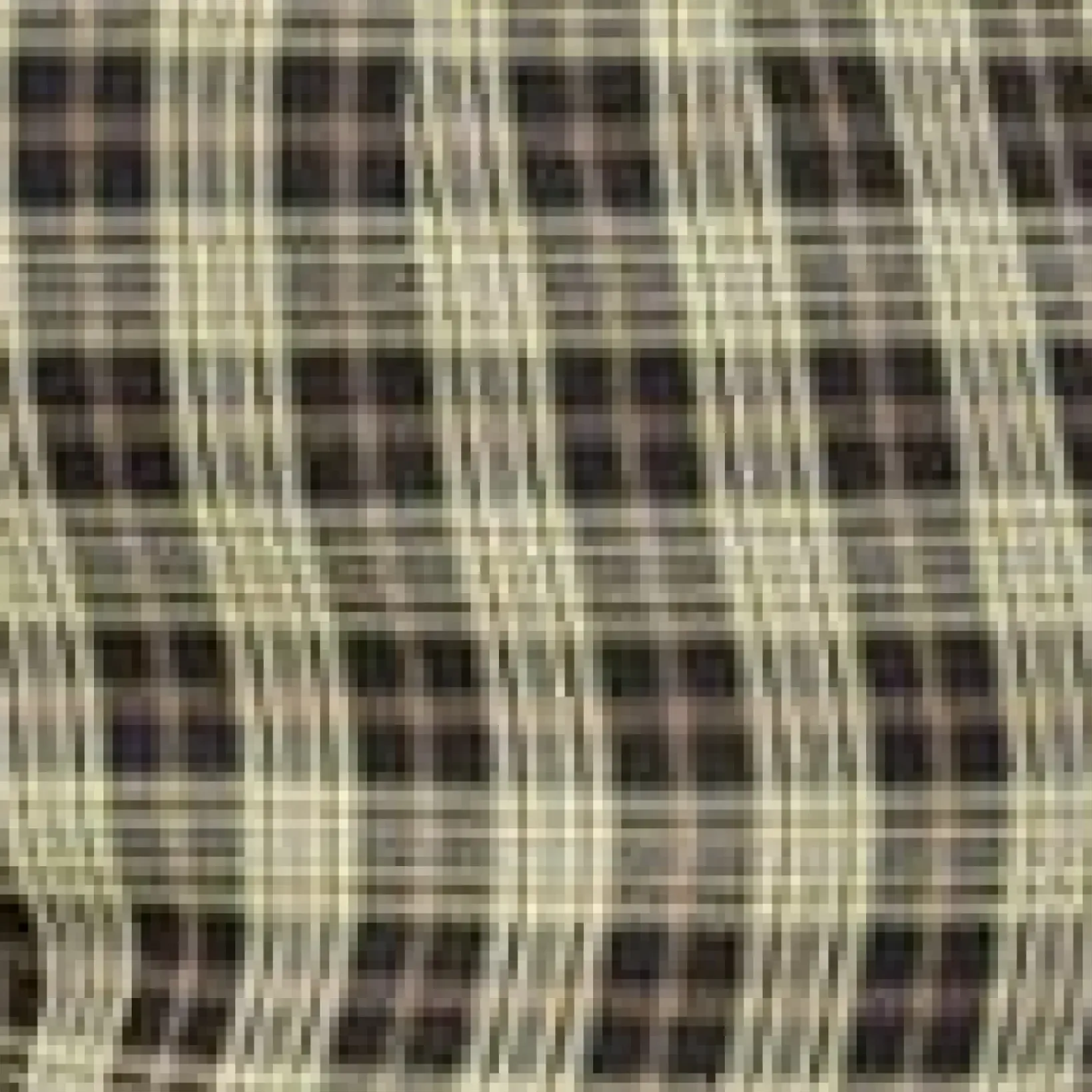 Unique Vintage Pants|Pants>Plus Size 1930s Cream & Black Plaid Front Pleat Pants