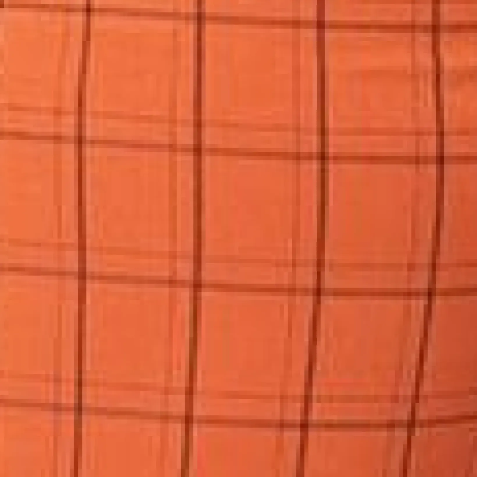 Unique Vintage Pants|Pants>Plus Size 1940s Orange Windowpane High Waist Ginger Pants