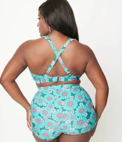 Unique Vintage Two Piece Swim|Swim Bottoms><noscript><img width=