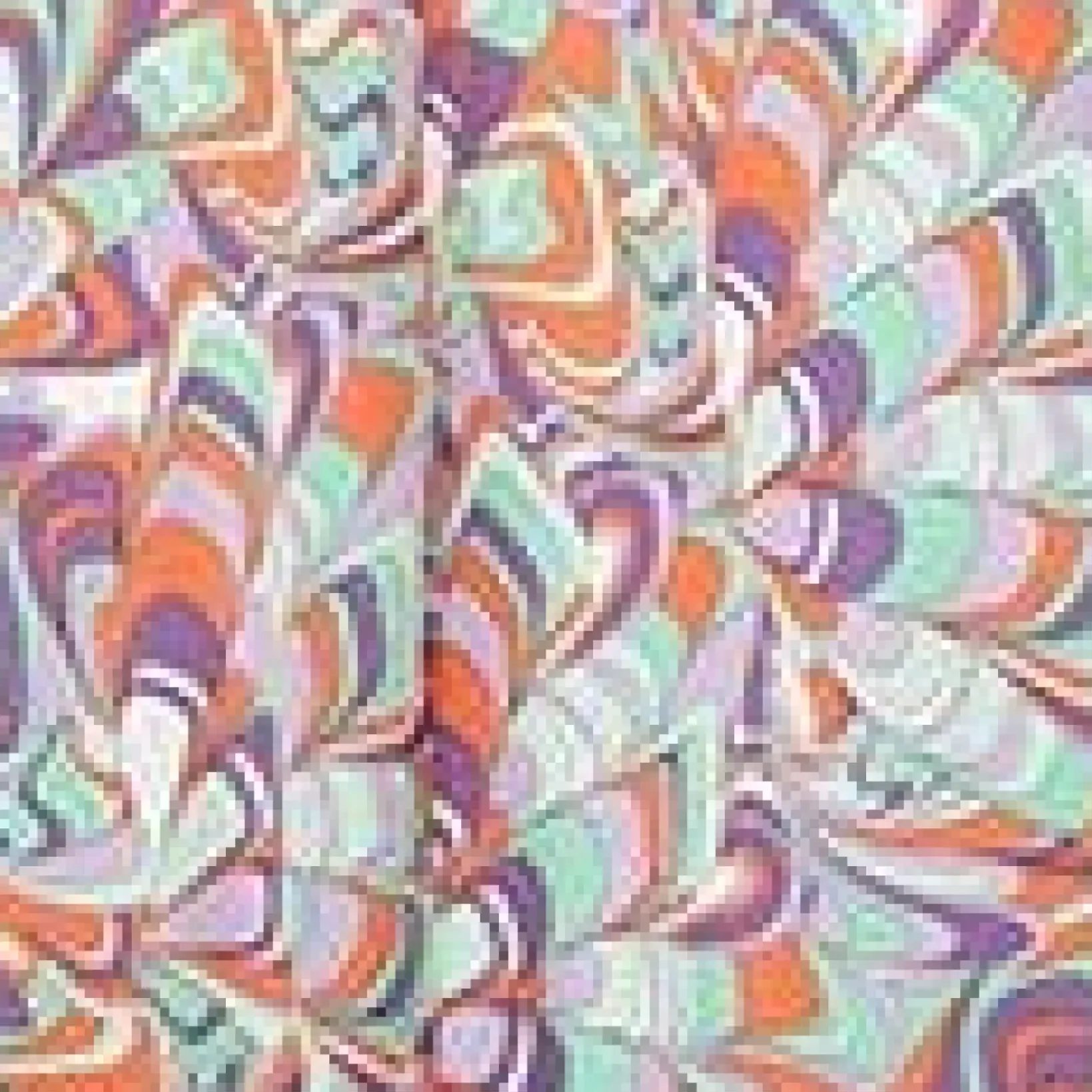 Unique Vintage Maxi|Everyday Dresses>Purple & Mint Psychedelic Wave Print Cape Maxi Dress