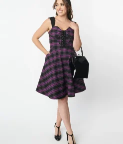 Unique Vintage Fit & Flare|Everyday Dresses><noscript><img width=
