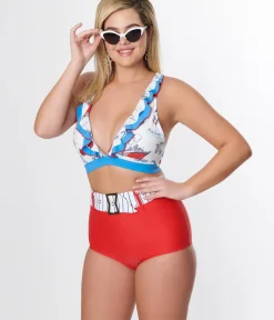 Unique Vintage Swim Bottoms|Two Piece Swim><noscript><img width=
