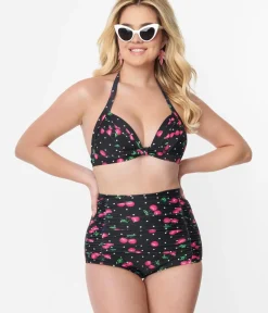 Unique Vintage Swim Bottoms|All Things Pink><noscript><img width=