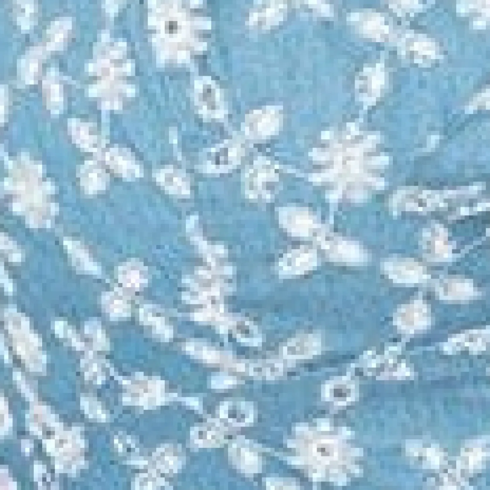 Unique Vintage Rompers & Jumpsuits>1960s Cotton Chambray Floral Eyelet Hayward Romper