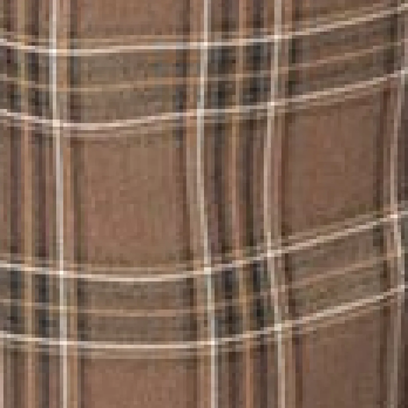 Unique Vintage Pants|Work Wear>1930s Dark Beige Windowpane Thelma Suspender Pants