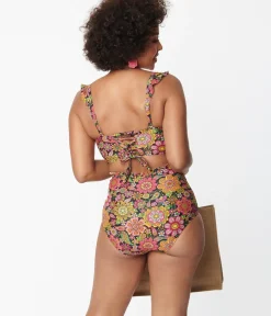 Unique Vintage Swim Bottoms|Two Piece Swim><noscript><img width=