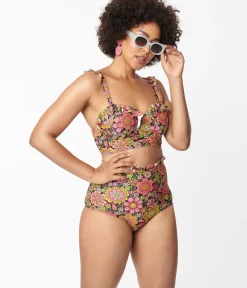 Unique Vintage Swim Bottoms|Two Piece Swim><noscript><img width=