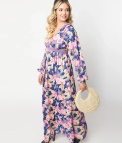 Unique Vintage Maxi|Pocket Dresses><noscript><img width=