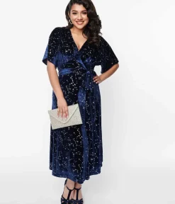 Unique Vintage Midi|Wrap Dresses><noscript><img width=