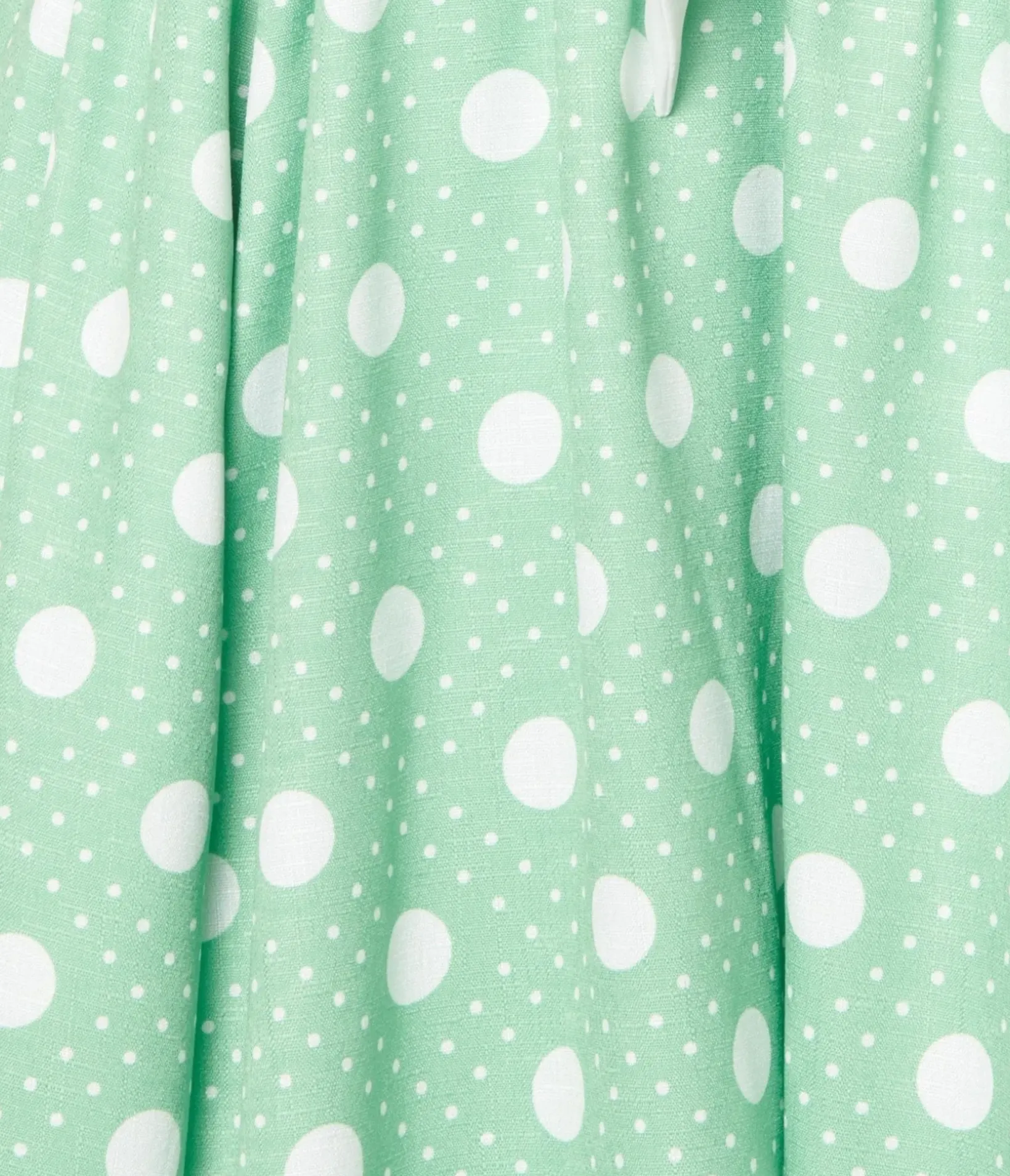 Unique Vintage Swing|Pocket Dresses>1940s Sage & White Polka Dot Flutter Swing Dress