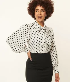 Unique Vintage Blouses|Work Wear><noscript><img width=