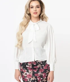 Unique Vintage Blouses|Work Wear><noscript><img width=