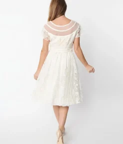 Unique Vintage Fit & Flare|Everyday Dresses><noscript><img width=