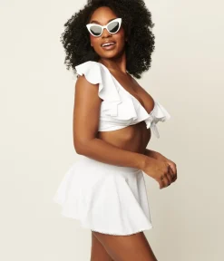 Unique Vintage Swim Tops|Two Piece Swim><noscript><img width=