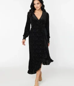 Unique Vintage Midi|Wrap Dresses><noscript><img width=