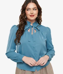 Unique Vintage Blouses|Work Wear><noscript><img width=