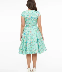 Unique Vintage Fit & Flare|Pocket Dresses><noscript><img width=