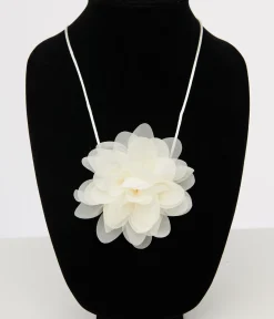 Unique Vintage Special Occasion|Date Night Outfits>White Flower Necklace