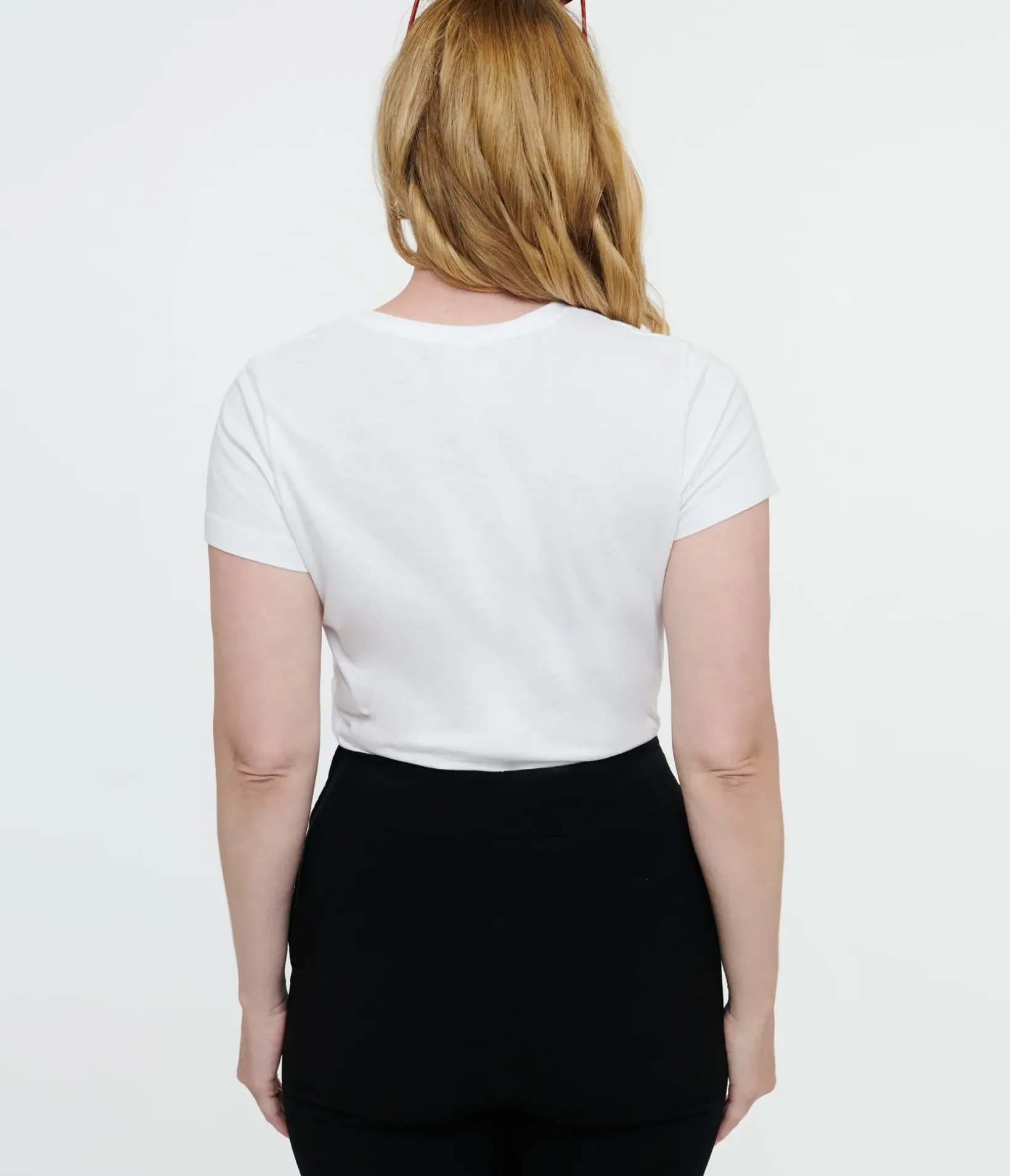 Unique Vintage Graphic Tees|Graphic Tees>White Horror Ladies Fitted Graphic Tee